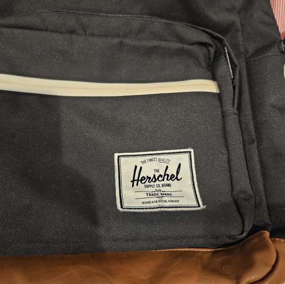 Herschel Supply Company Black and Tan Backpack - Picture 3 of 8
